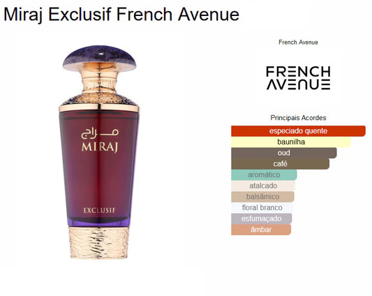 Miraj Exclusif | 100ml - French Avenue (Fragrance World)
