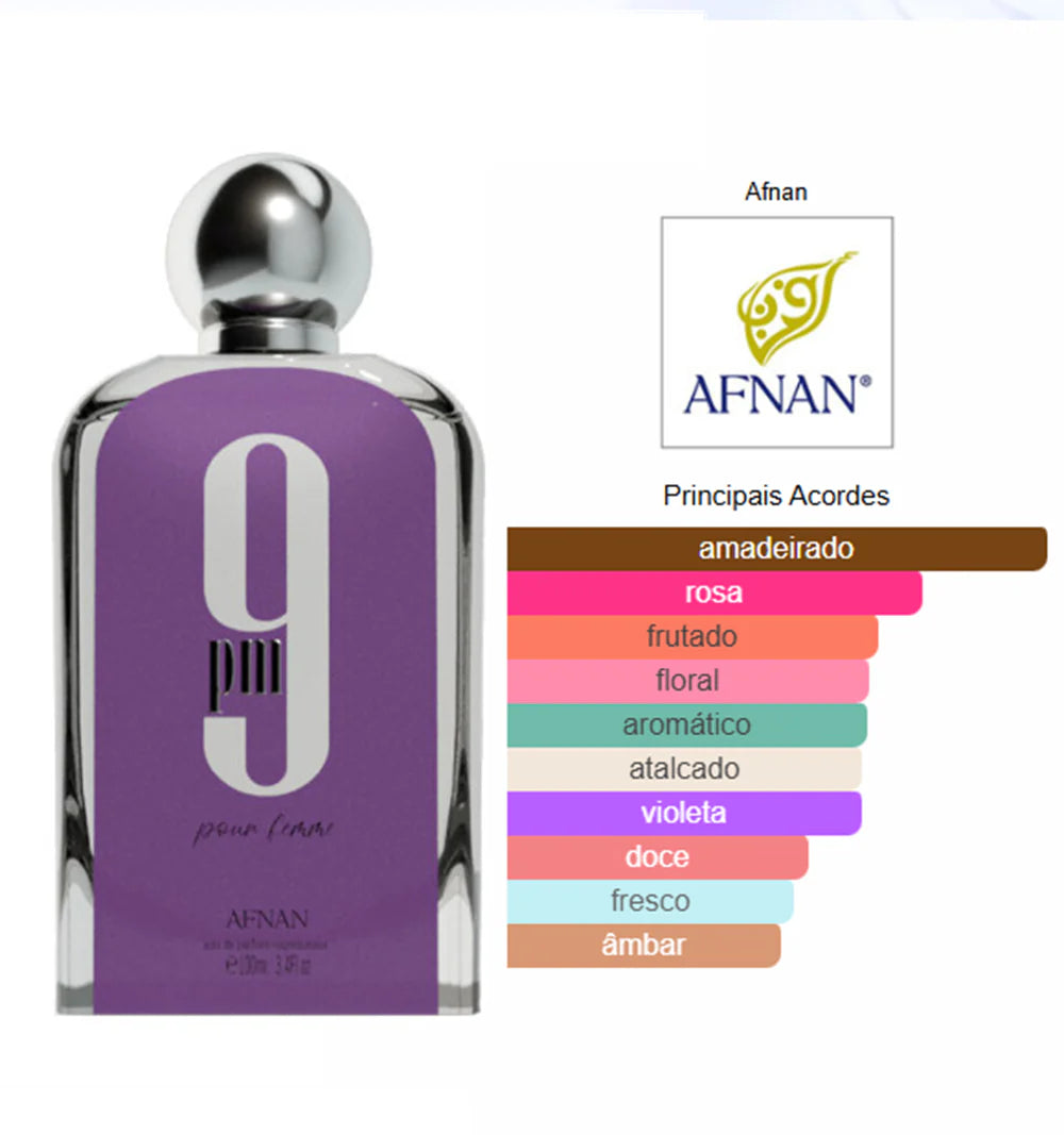 9PM Pour Femme | 100ml - Afnan