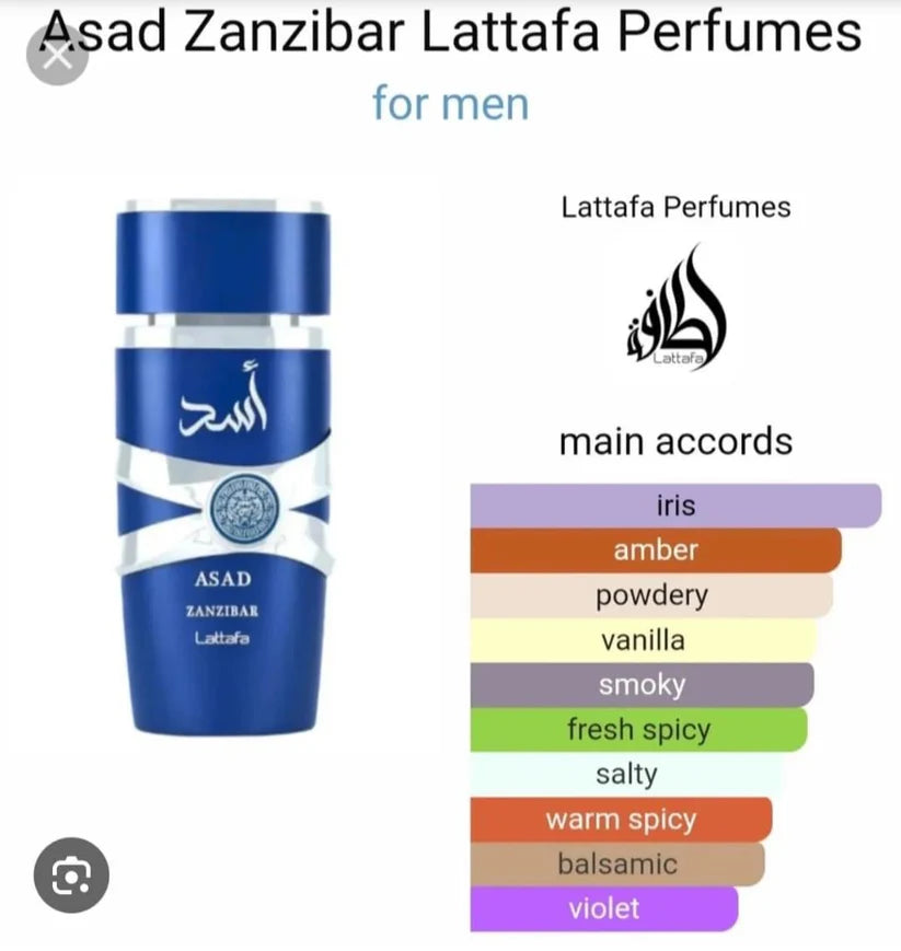 Asad Zanzibar | 100ml - Lattafa